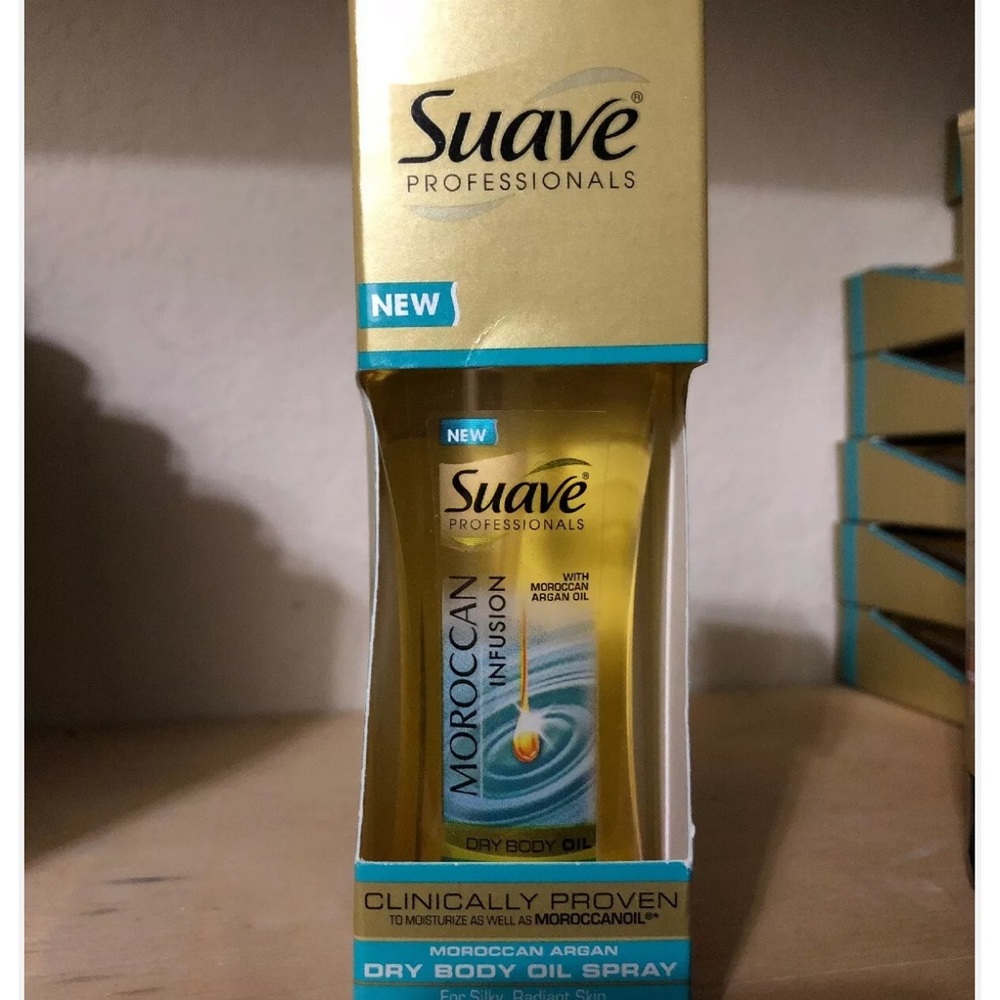 Suave Dry Body Oil Spray Moroccan Argan Moroccan Infusion Professionals 1 Bottle